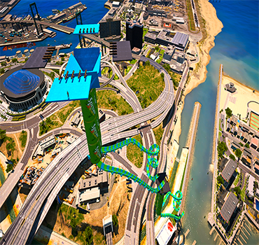 GTA 5 OMG STUNT JUMP MAP